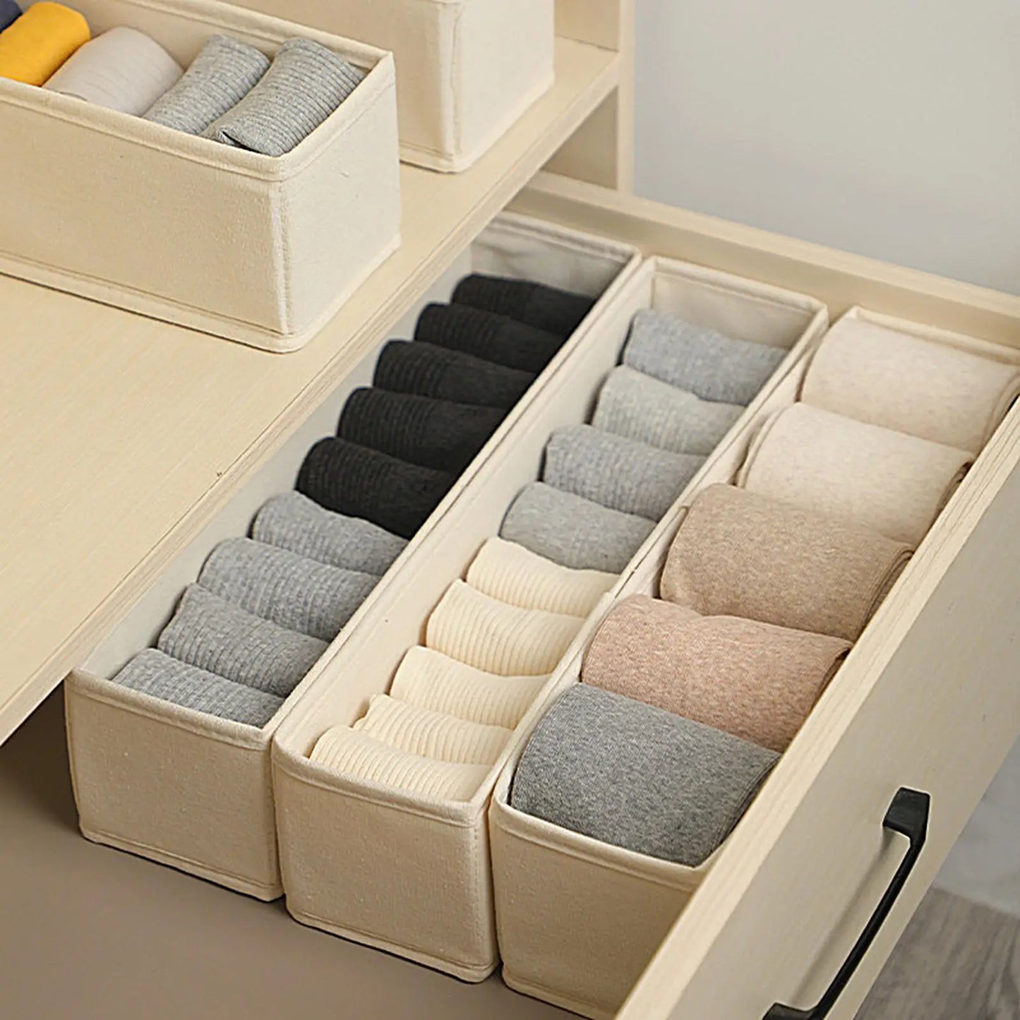 Fabric Drawer Organizer Box for Underwear, Bras & Socks