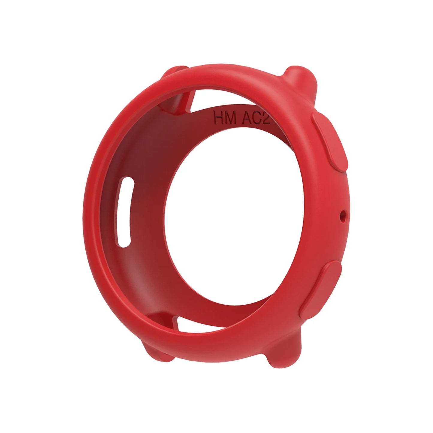 Silicone Case for Amazfit Active 2 – Candy Color Protective Cover Peaceful Pleasures Health and Wellness RED