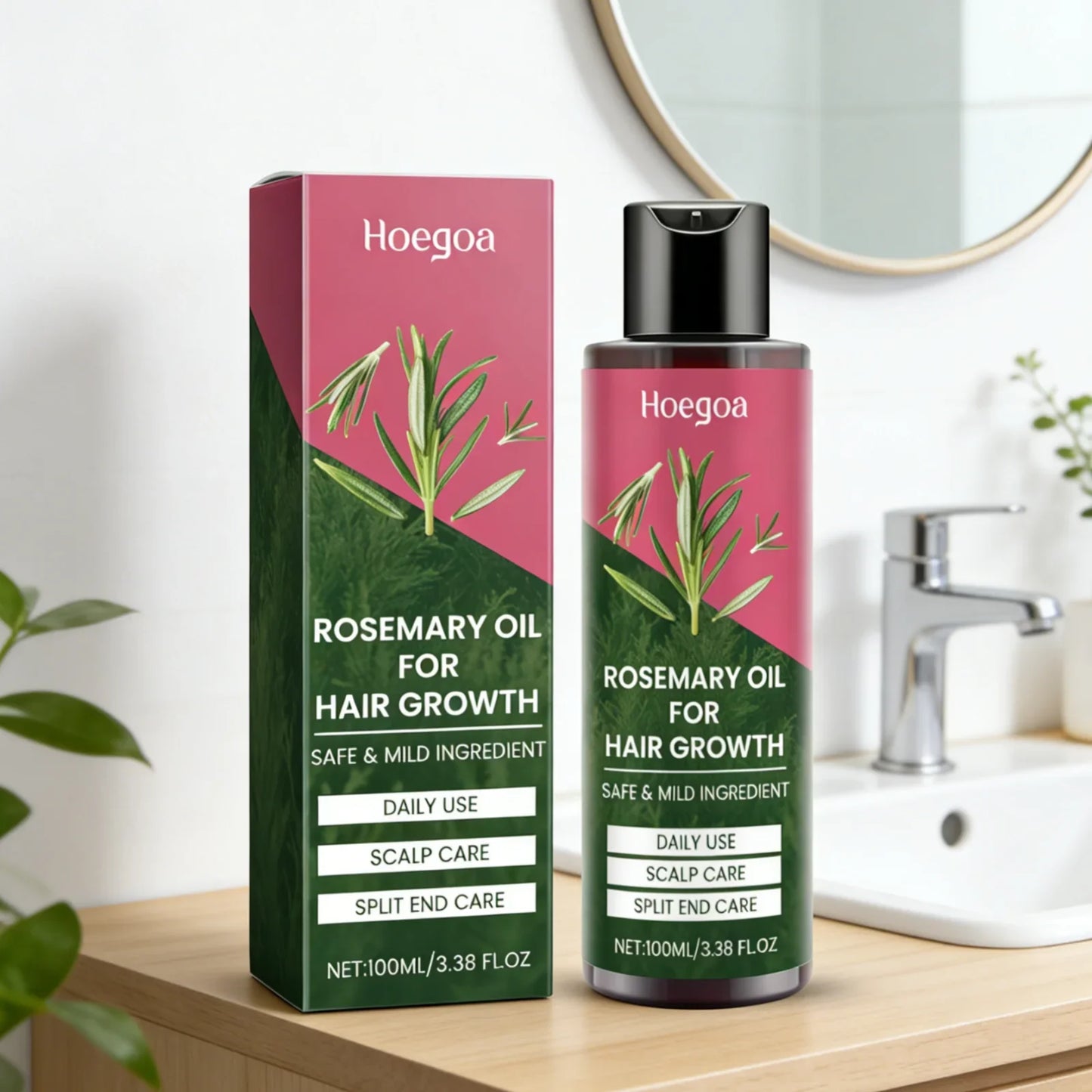 Hoegoa Rosemary Oil for Hair Growth & Scalp Care – 100ml