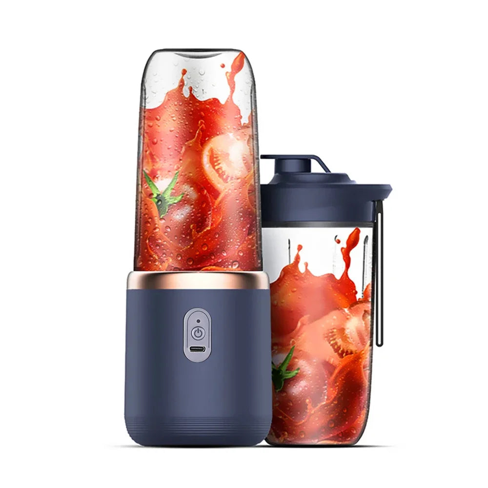 FLAREMORE 6-Blade Portable Electric Juicer Cup – USB Blender