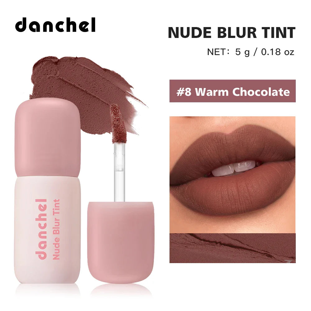 Danchel Nude Blur Tint – 2-in-1 Matte Lip & Cheek Blush