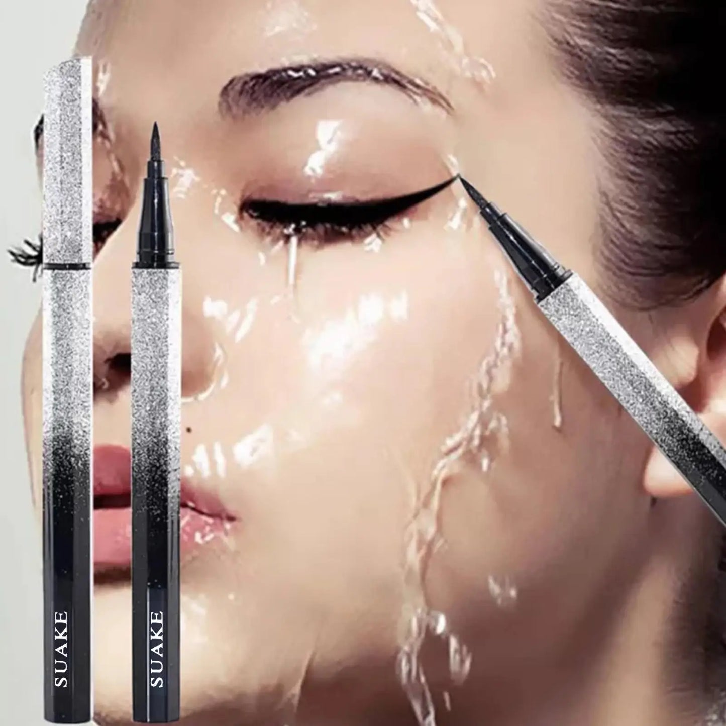 Dual-Tip Waterproof Liquid Eyeliner & Brow Pen – Long Lasting