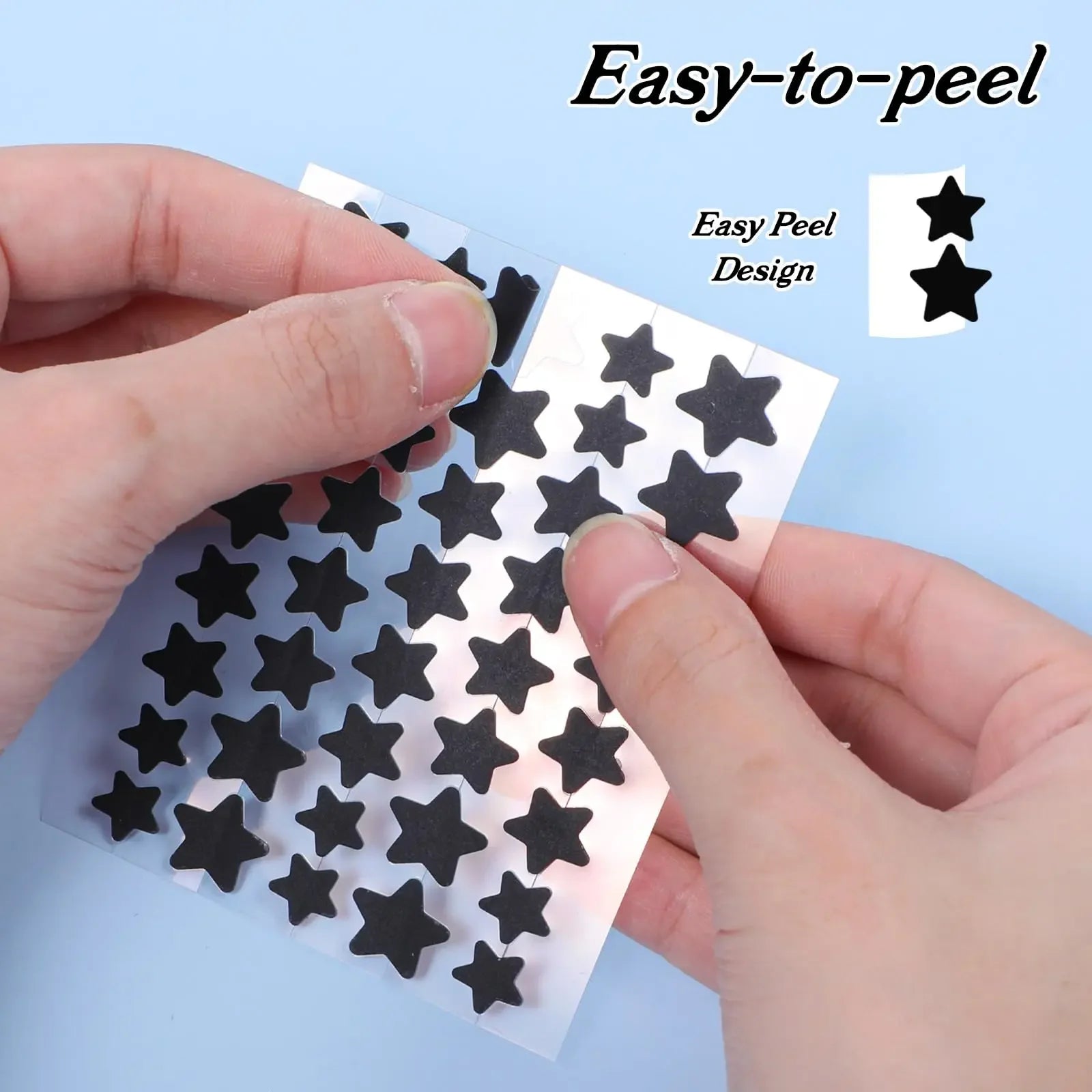 Star Pimple Patches – 40 Count Invisible Acne Cover Skincare Peaceful Pleasures Health and Wellness