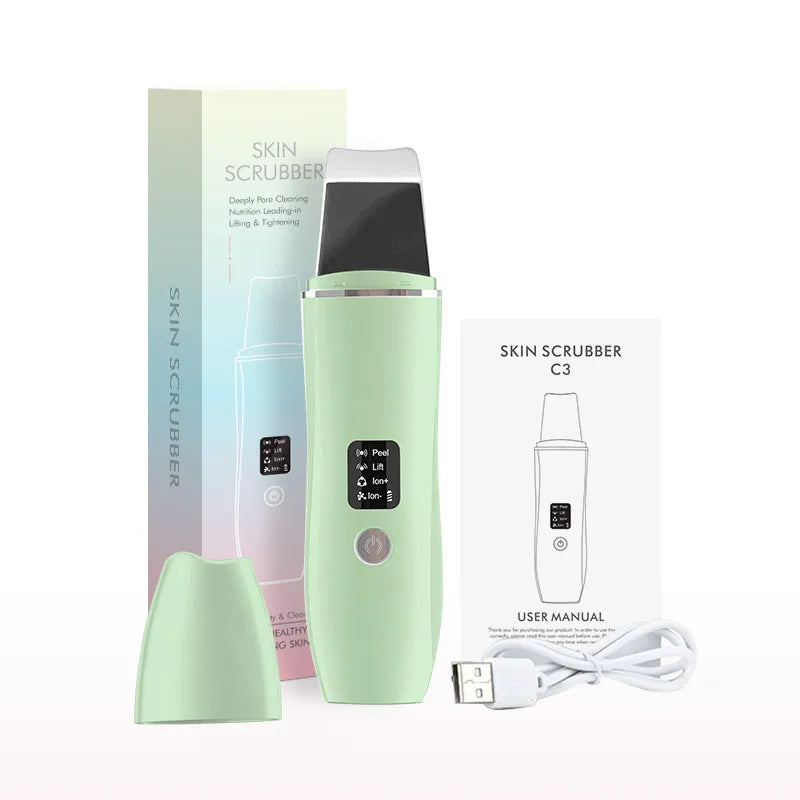 Ultrasonic Skin Scrubber – Blackhead Remover & Pore Cleanser