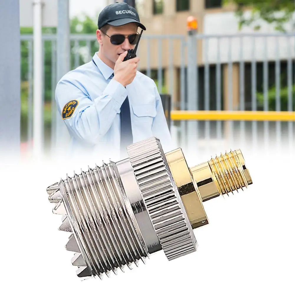 Coaxial RF Walkie-Talkie Adapter for Baofeng - SMA UHF Female Peaceful Pleasures Health and Wellness