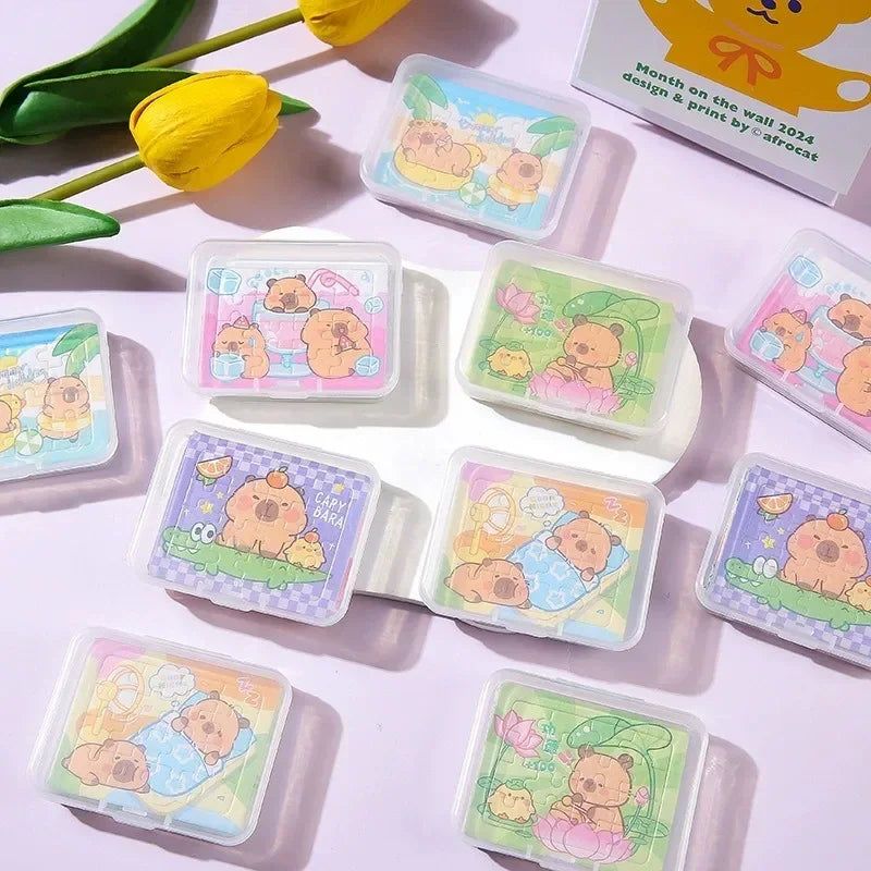 Capybara Jigsaw Puzzles for Kids – Educational 5-Piece Toy