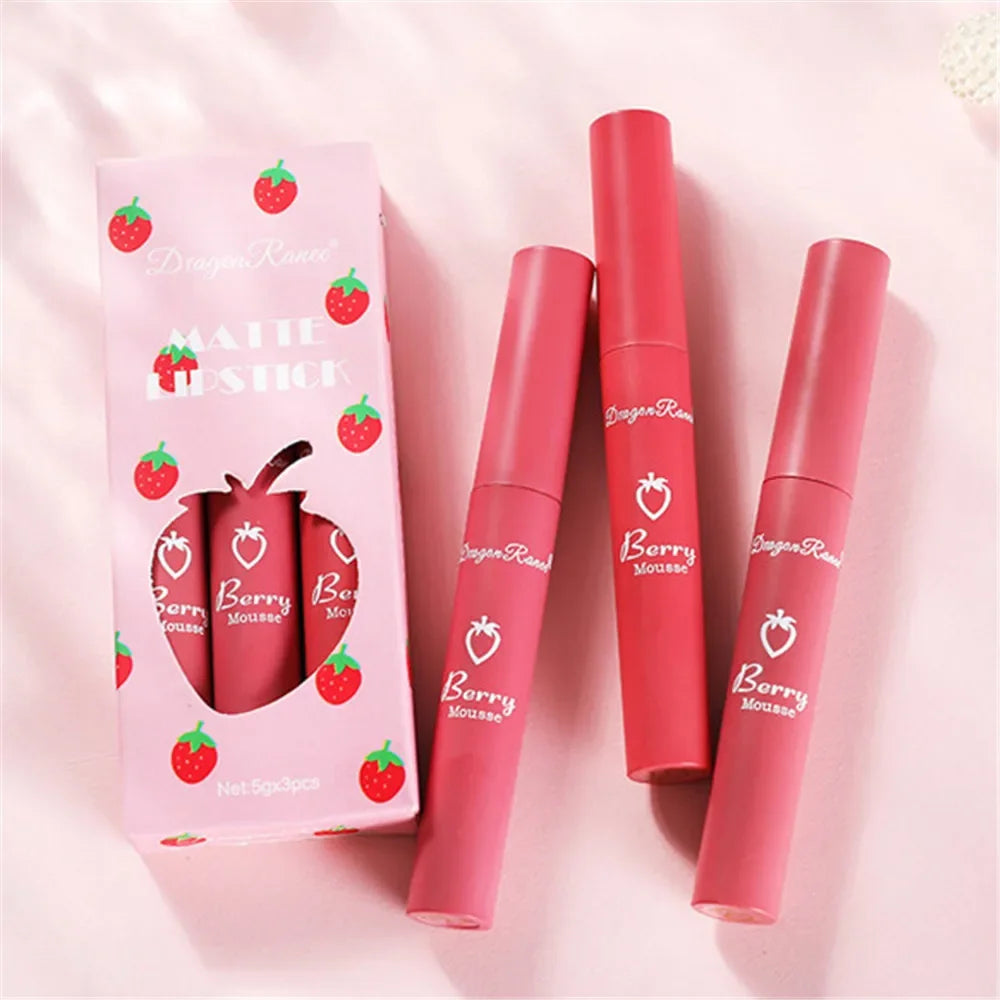 IFANYUO Matte Velvet Lip Gloss Set – Long-Lasting, Non-Stick