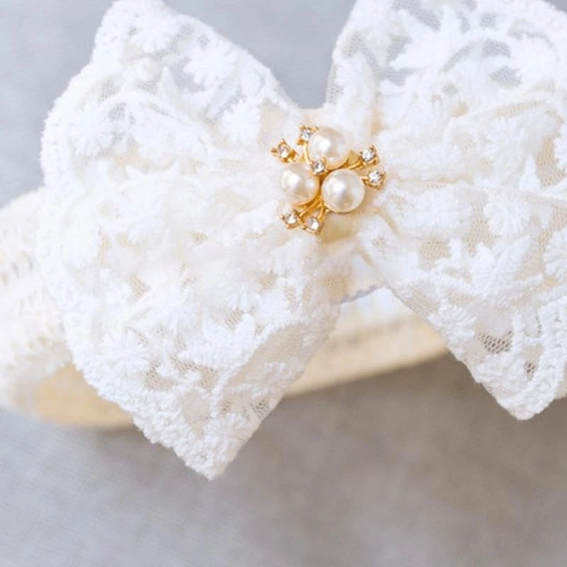 Baby Girl Lace Bowknot Headband | Toddler Princess Hairband