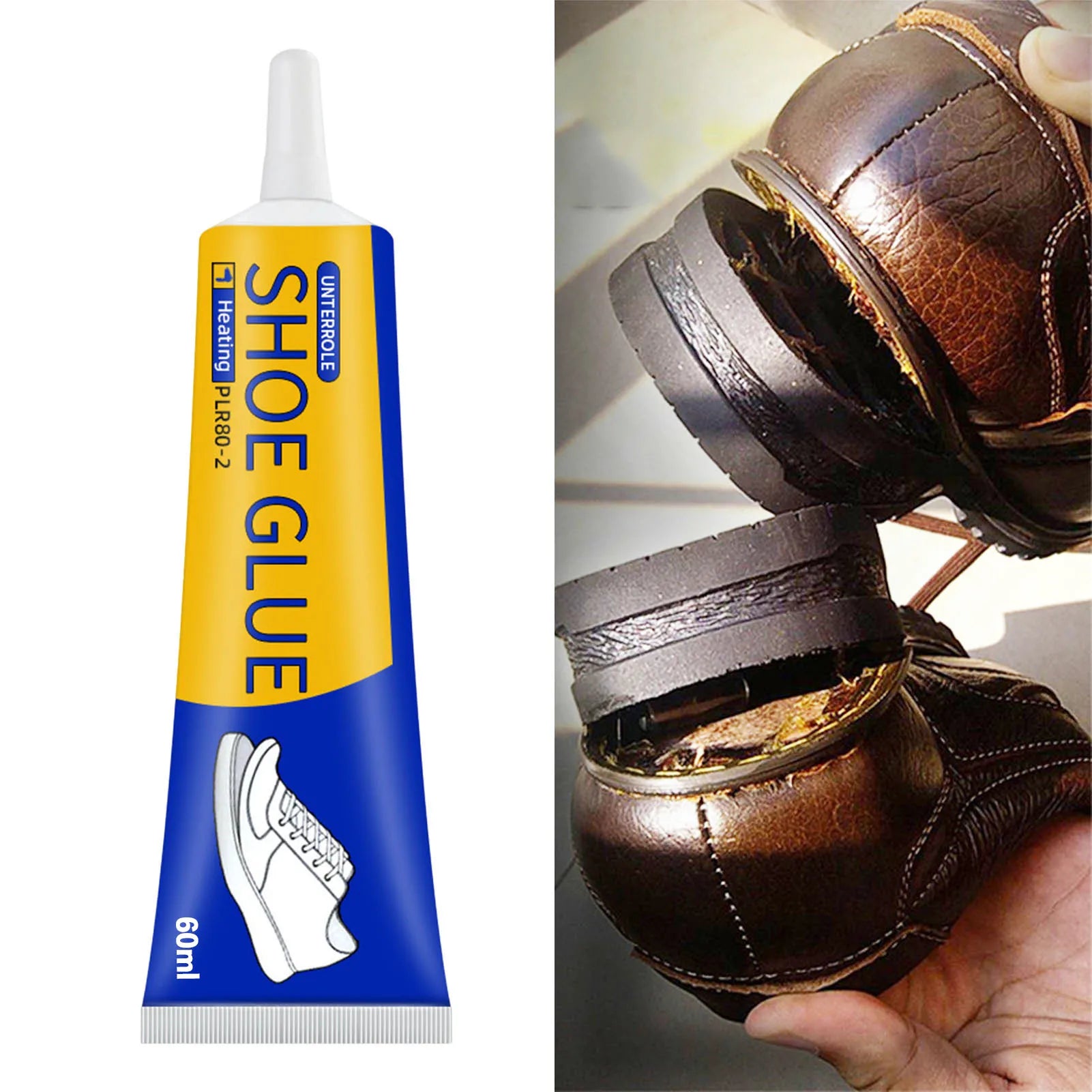 1/2/3pcs 60ml Strong Shoe Repair Glue Quick-drying Universal Sealant Waterproof Shoe Adhesive Shoemaker Professional Repair Tool Peaceful Pleasures Health and Wellness
