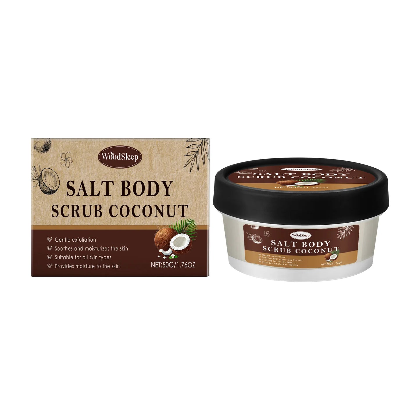 Antioxidant Body Scrub – Exfoliates, Firms & Nourishes Skin Body Scrub Peaceful Pleasures Health and Wellness Coconut Flavor