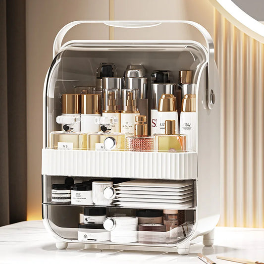 6-Layer Dustproof Desktop Organizer with Drawers | Makeup Storage Makeup Storage Organizer Peaceful Pleasures Health and Wellness