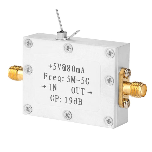 5M-5GHz Wideband RF Signal Amplifier Gain 19dB Broadband Amplification Peaceful Pleasures Health and Wellness Default Title