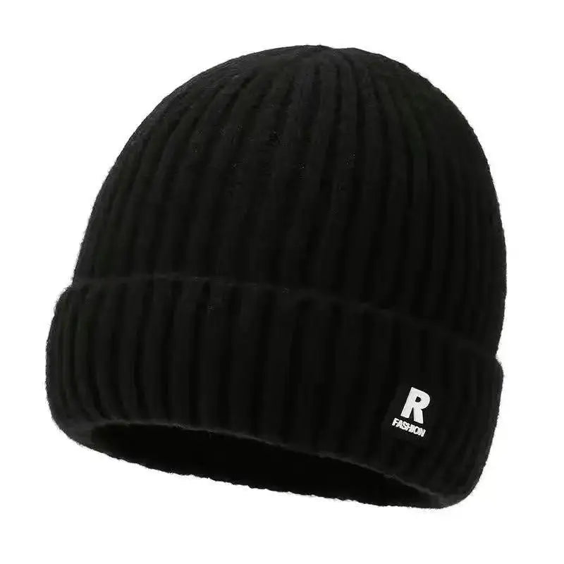Winter Thick Beanie Hat With Fleece Lined For Men Women Winter Solid Knitted Wool Skull Cap For Outdoor Activities & Daily Use Peaceful Pleasures Health and Wellness Black One size