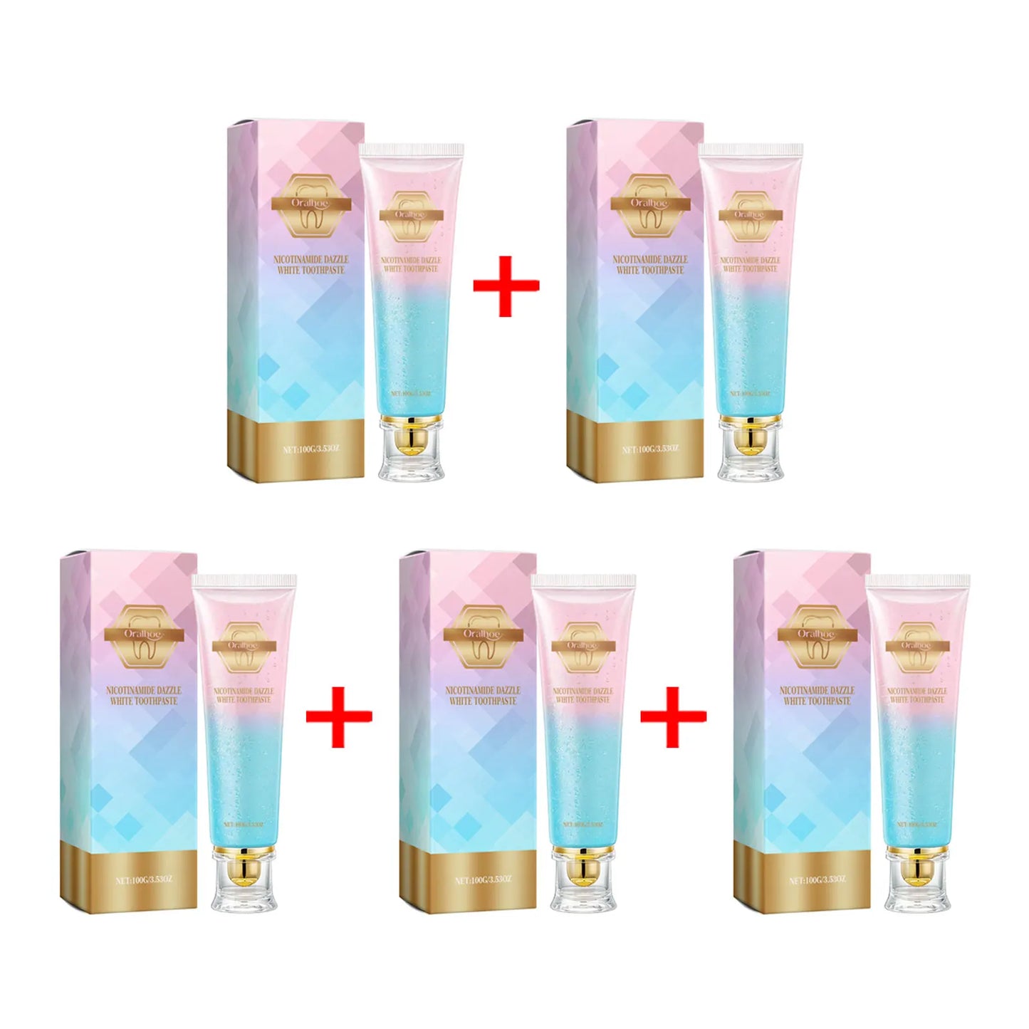 Oralhoe Niacinamide Whitening Toothpaste – Stain & Plaque Removal