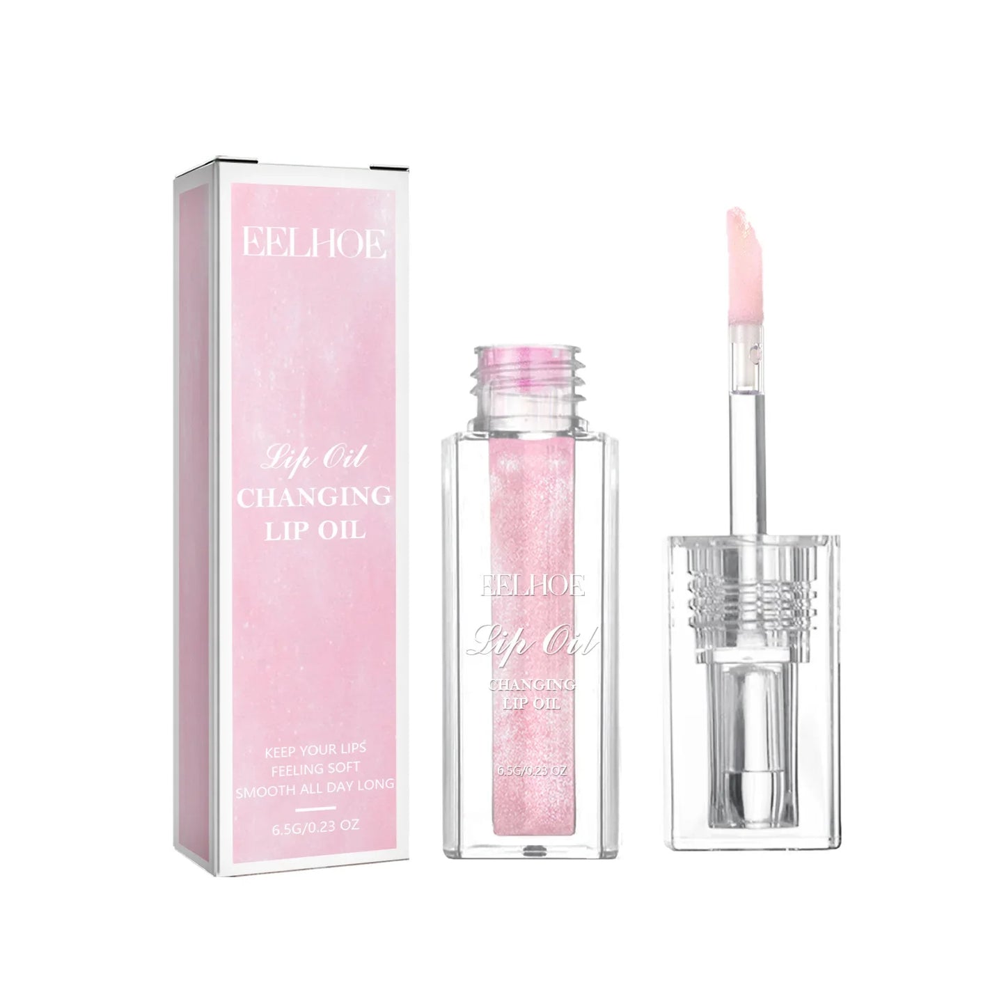 EELHOE Color Changing Lip Oil – Moisturizing Glossy Lip Gloss