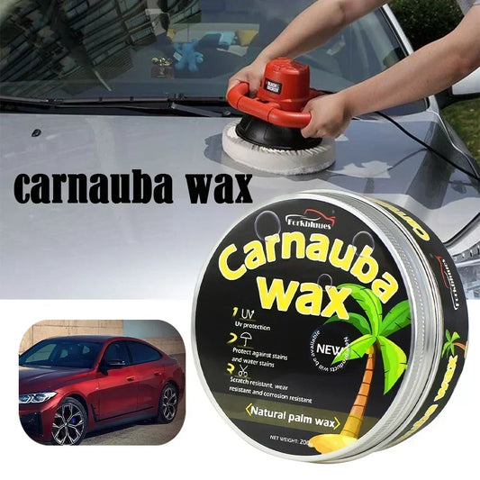 Car Wax Auto Paint Care Carnauba Paste Wax Brazilian Polishing Wax Paste High Gloss Shine Super Hydrophobic Coating Glazing Peaceful Pleasures Health and Wellness