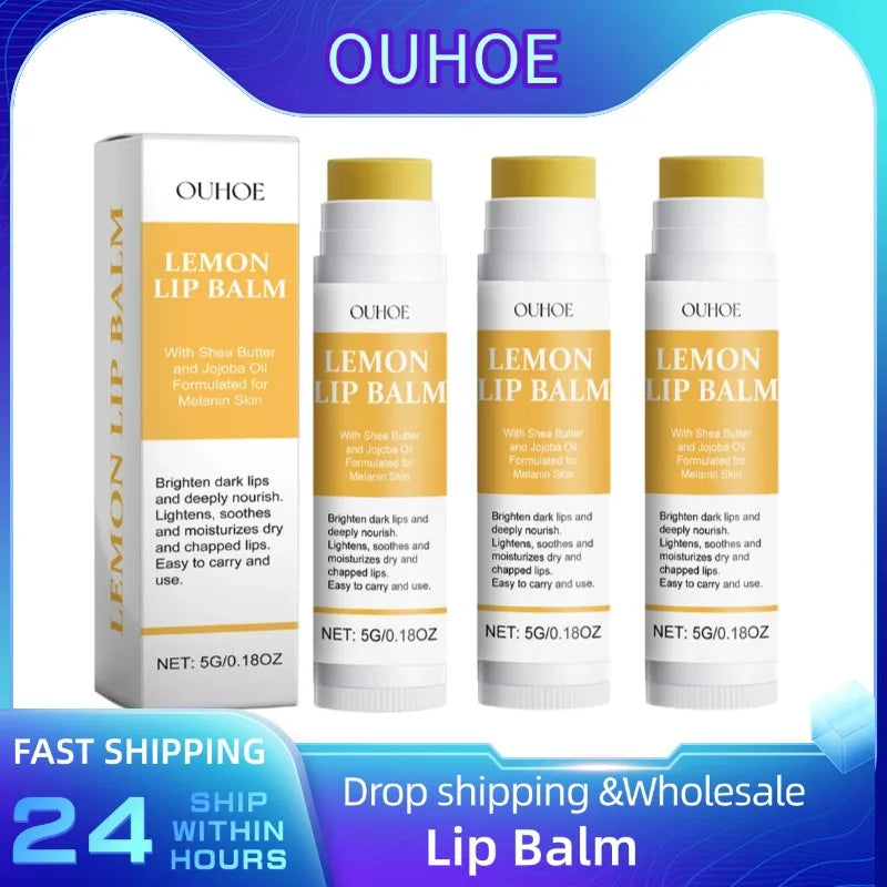 Lemon Ginger Lip Balm Turmeric Dark Melanin Remove Mask Gloss Oil Exfoliating Clean Improve Dullness Moisturizer Lip Balm Care Peaceful Pleasures Health and Wellness