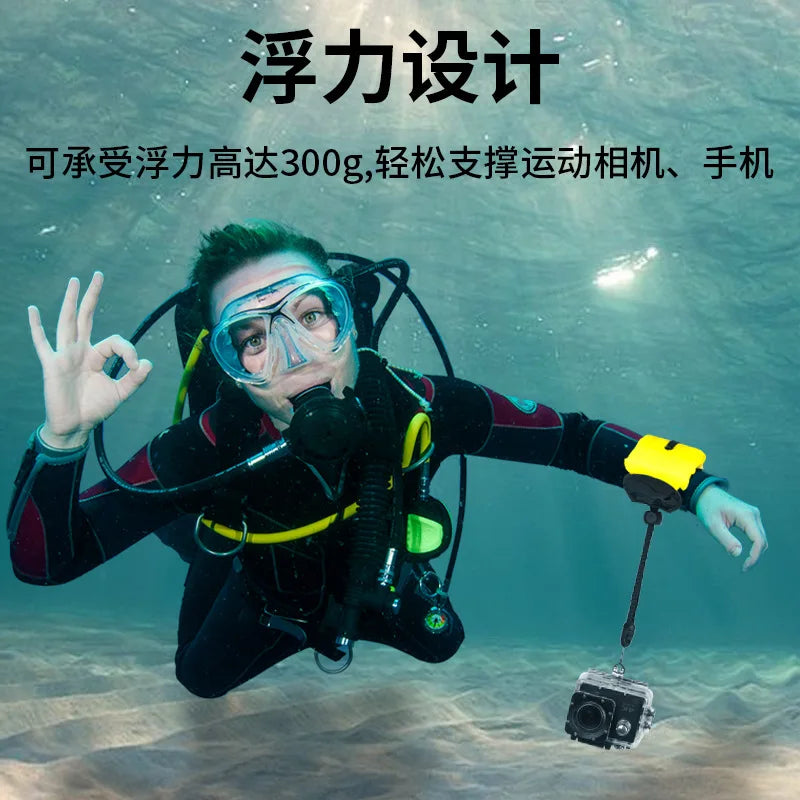 For GoPro Accessory Diving Swimming Floating Bobber Hand Wrist Strap for Go Pro Hero5 6 7 8 9 10 Sjcam Sj4000 D20 D30 Action Cam Peaceful Pleasures Health and Wellness