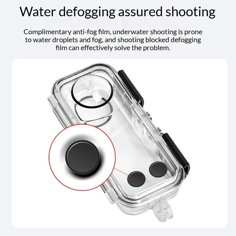 Insta360 X3 X4 X5 Waterproof Housing Case – 40M Dive Shell