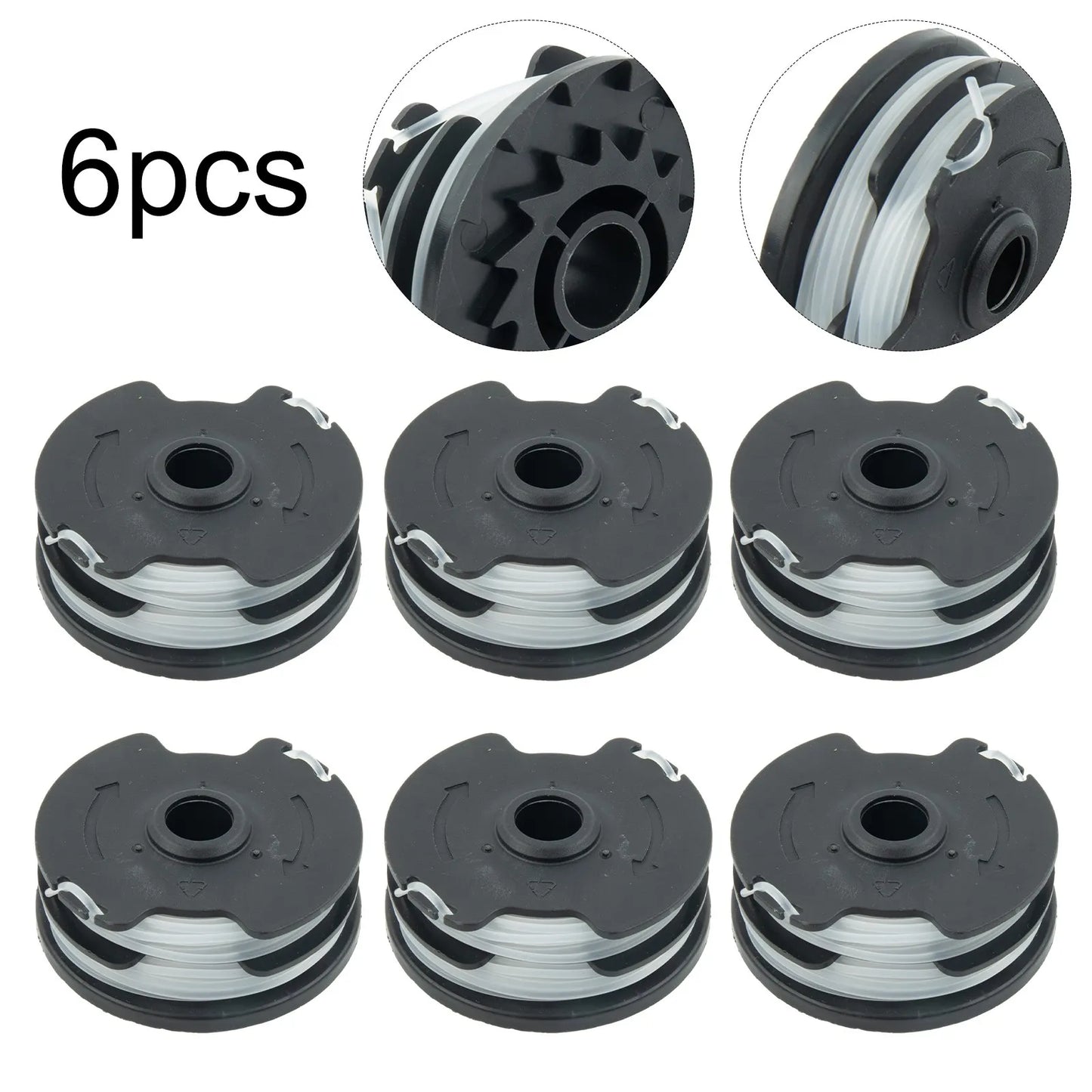 1 Thread Spools Parkside Cordless Grass Trimmer PRTA 20-Li A1 B2 C3