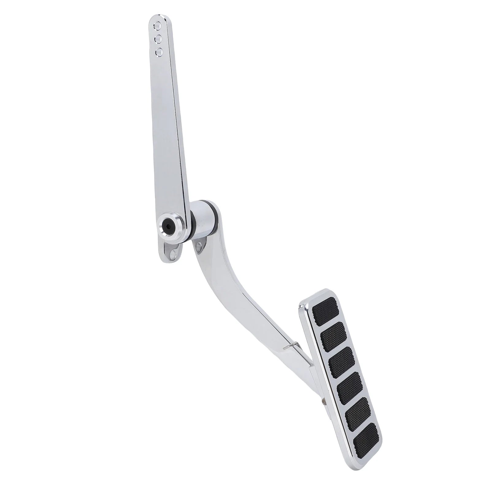 Polished Aluminum Throttle Pedal | Classic Cars Hot Rods 4.5"x2" Throttle Pedal Assembly Peaceful Pleasures Health and Wellness