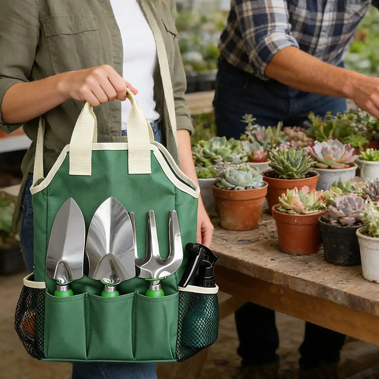 Gardening Tool Set Shears Shovel Rake 11 Piece Gardening Tools for Women Mom Beginners Plant Tree Yard Men Flower Gardener Lawn Peaceful Pleasures Health and Wellness CN