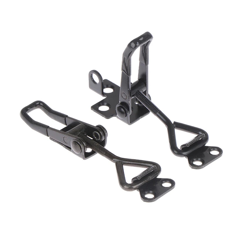 Black Toggle Clamp Latch | Cabinet Box Door Hasp Lock 100KG