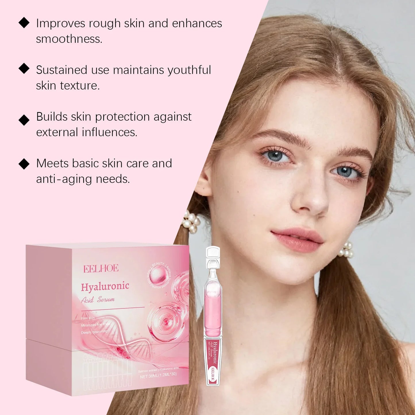 Eelhoe Hyaluronic Acid Serum – Firming & Anti-Aging Ampoules
