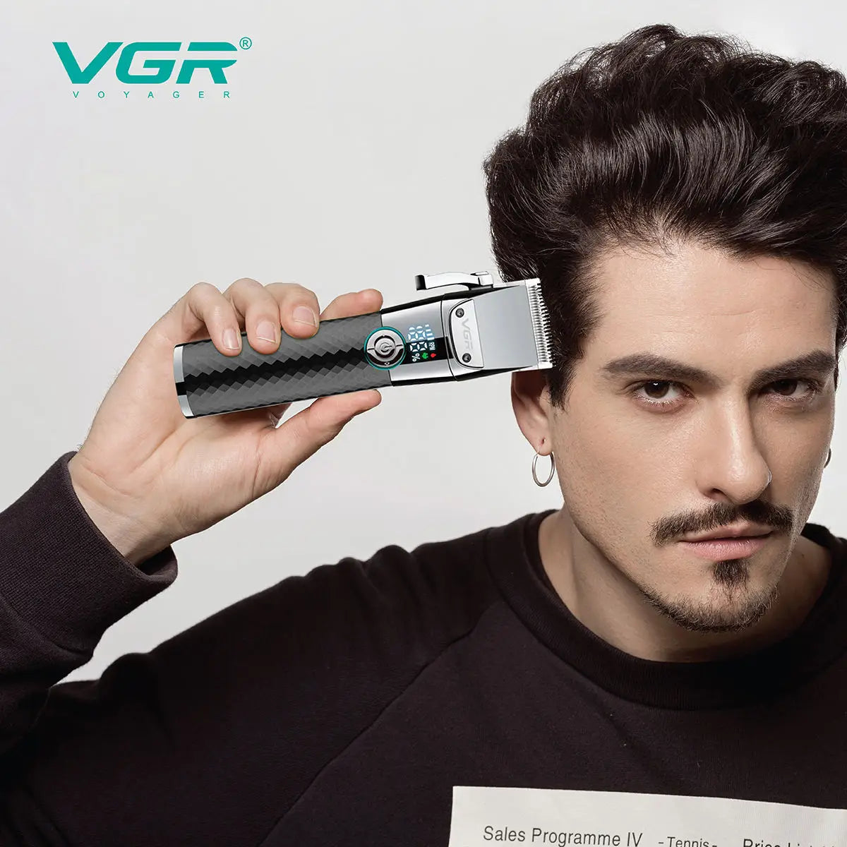 VGR V-682 Hot selling IPX7 waterproof professional hair cutting machine cordless hair trimmer rechargeable hair cipper for men Peaceful Pleasures Health and Wellness