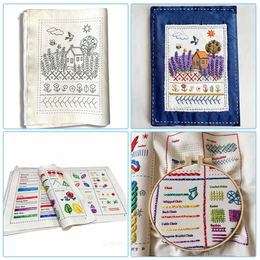 Embroidery Stitches Book for Beginners – 90+ DIY Tutorials Embroidery Craft Book Oasis Select