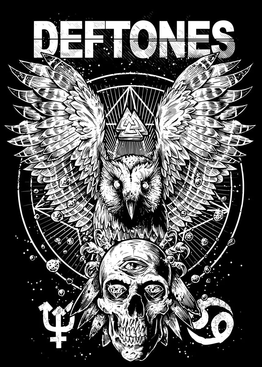 Deftones Canvas Wall Art Poster – Rock Band Music Home Decor
