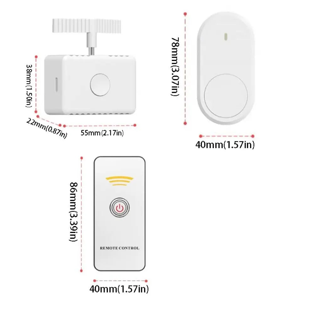 Type-C Rechargeable RF Wireless Remote Control Light Switch