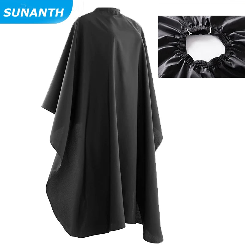 Retro Anti-static Haircut Cloth Adjustable Waterproof Hairdresser Coats Barber Comfortable Breathable Hairdressing Supplies Peaceful Pleasures Health and Wellness