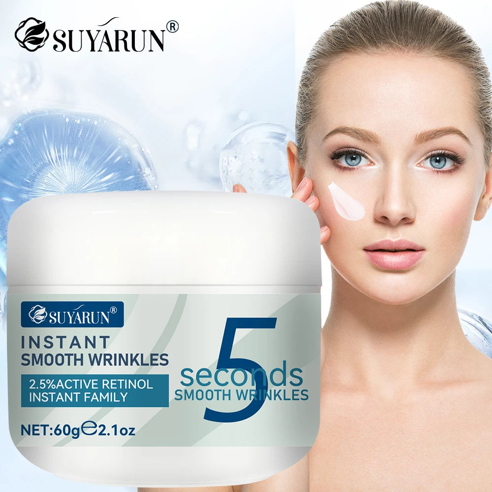 SUYARUN SUYARUN 5-Second Anti-Wrinkle Cream with Collagen & Hyaluronic Acid Anti-Aging Face Firming Moisturizer for All Type. Peaceful Pleasures Health and Wellness