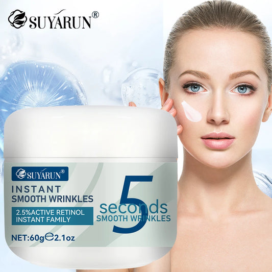 SUYARUN SUYARUN 5-Second Anti-Wrinkle Cream with Collagen & Hyaluronic Acid Anti-Aging Face Firming Moisturizer for All Type. Peaceful Pleasures Health and Wellness
