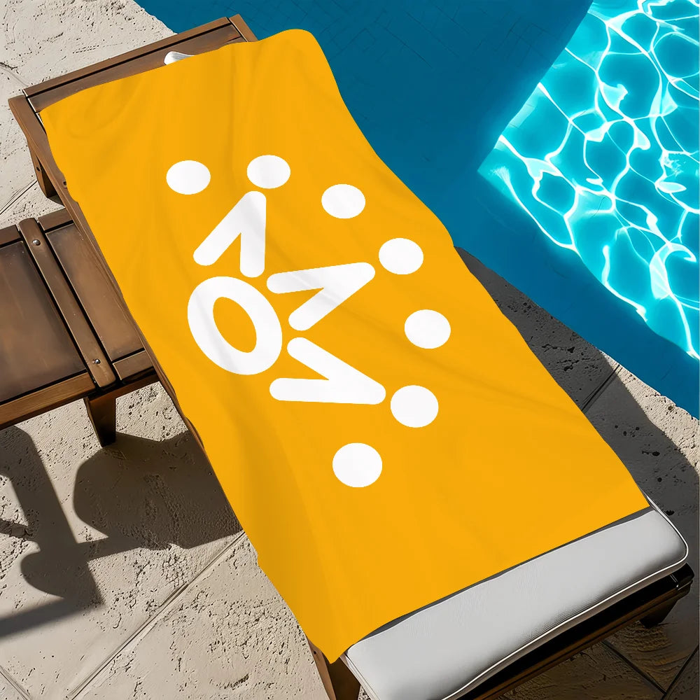 Quick-Dry Sports Beach Towel | Golf, Pool, Gym & Travel Sports Beach Towel Peaceful Pleasures Health and Wellness z3 STJ50x100CM