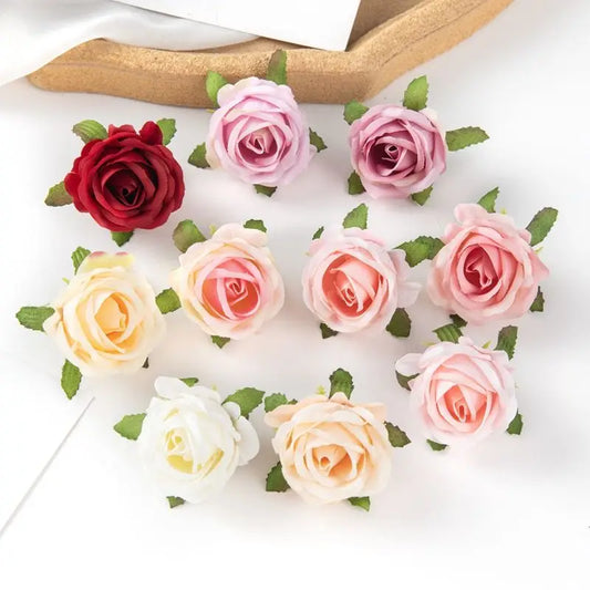 Silk Rose Artificial Flowers for Wedding, Wreath & Home Decor Artificial Silk Flowers Peaceful Pleasures Health and Wellness