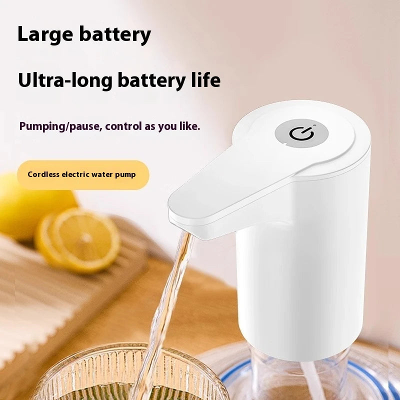 Hot Sale 1200mah Food grade Water dispenser pump Portable USB Rechargeable Water Dispenser Desktop Mini Electric Water Dispenser Peaceful Pleasures Health and Wellness