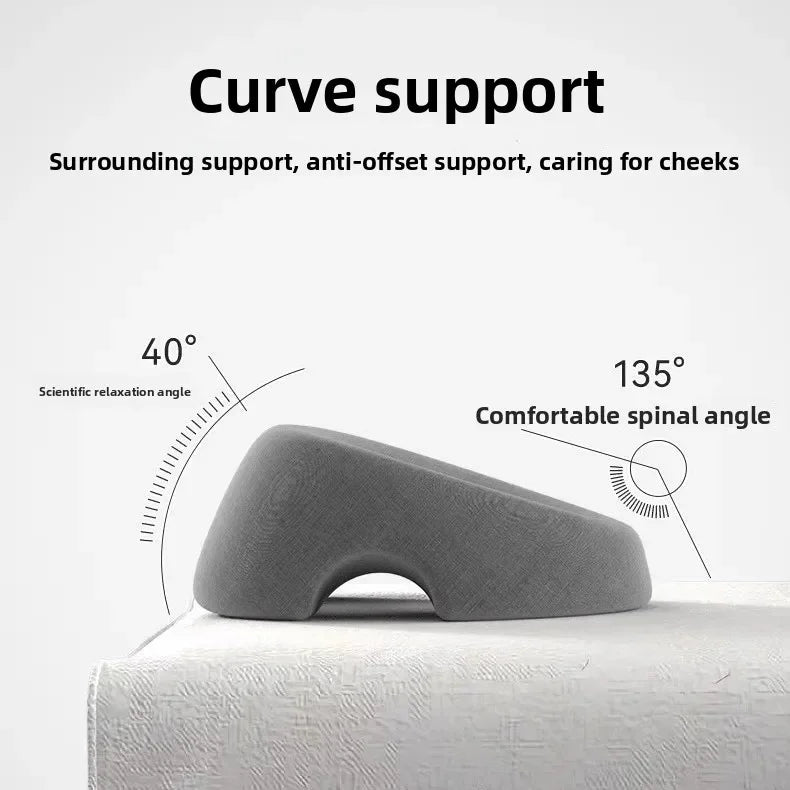 Face Rest Pillow for Beauty Salon Ergonomics Lying Down Pillow Memory Foam Breathable Head Support Pillow Snap Body Massage Peaceful Pleasures Health and Wellness