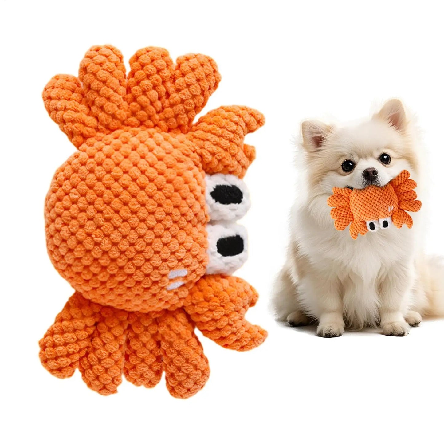 Interactive Squeaky Plush Dog Toy | Puppy Chew & Fetch