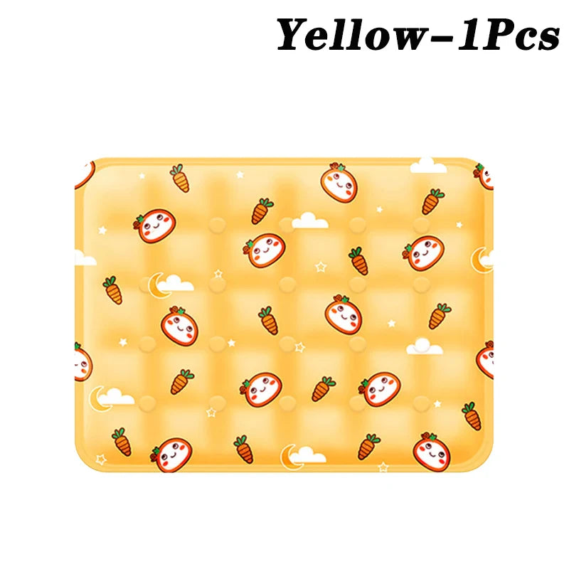 Pet Cooling Mat for Dogs & Cats – Ice Silk Non-Slip Summer Bed