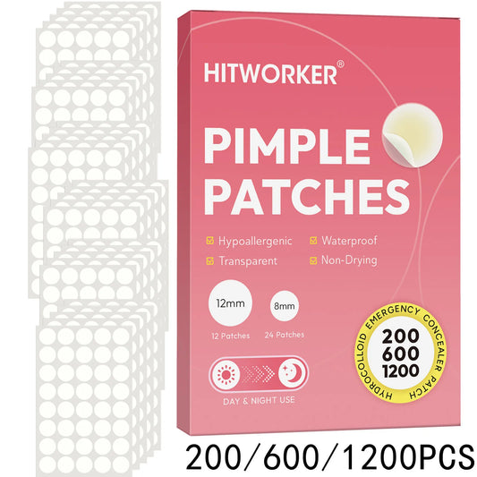 Hydrocolloid Acne Patches – Invisible, Waterproof | All Skin Types Acne Patch Peaceful Pleasures Health and Wellness