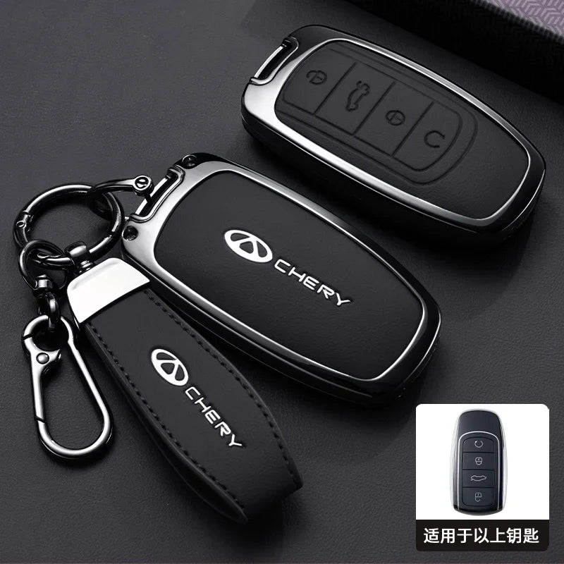 Chery Jaecoo Omoda Arrizo Key Case Cover with Chain