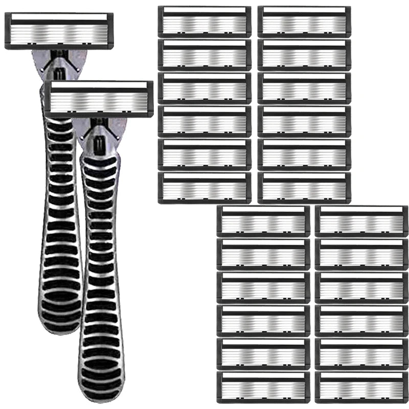 6-Layer Double Edge Safety Razor – Vintage Manual Shaver