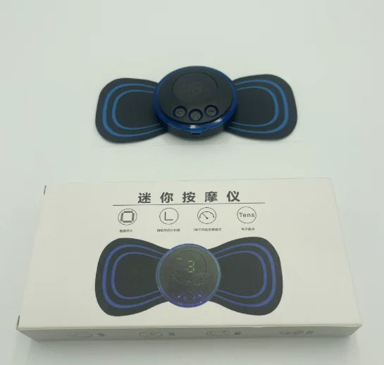 1PC Back Massage Patch, Used To Relieve Muscle Relaxation, With Full Body Digital Display Adjustment Peaceful Pleasures Health and Wellness Blue
