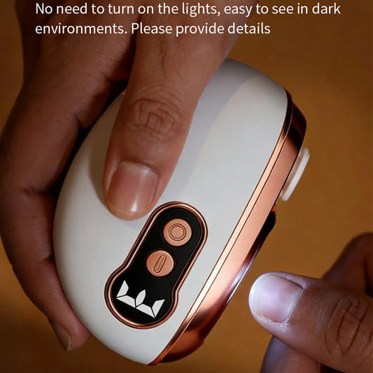 Electric Nail Clipper 3-Speed LED Light & Scraps Storage Trimmer Electric Nail Trimmer Oasis Select