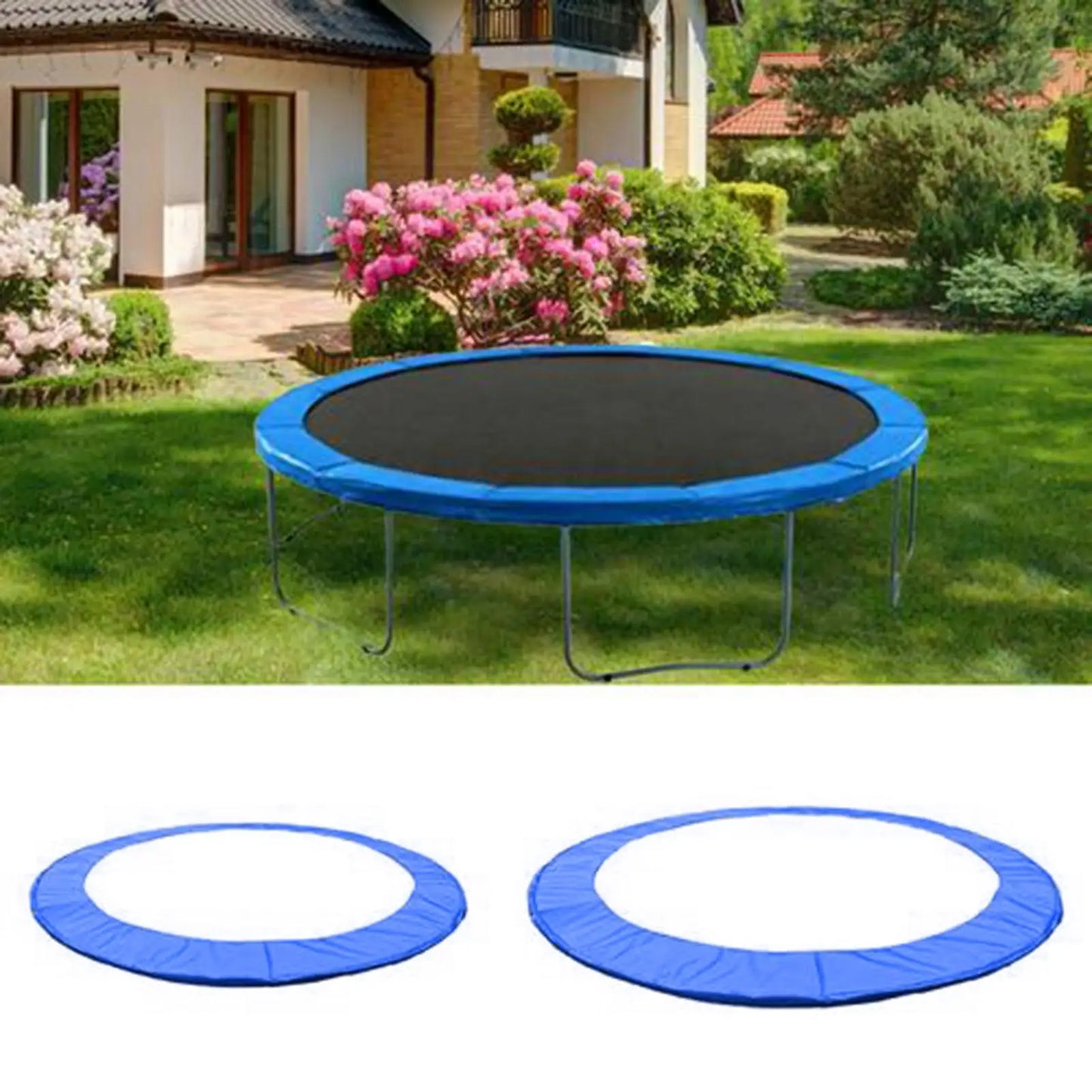 Trampoline Spring Cover Pad 8ft 10ft – Waterproof UV Safety Mat
