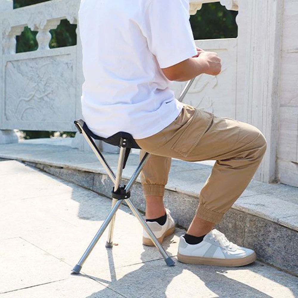 Adjustables Cane Easy To Carry Seat Portable Stool Folding Chair Non Slip Handle Super Light Walking Stick For Outdoor Walking Peaceful Pleasures Health and Wellness