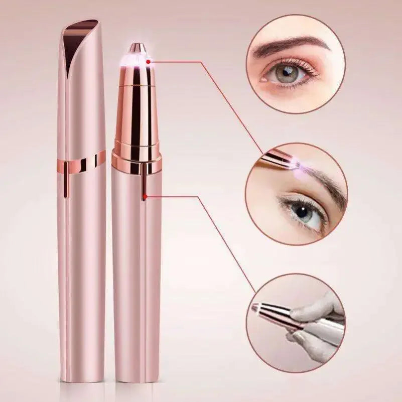Smart Electric Eyebrow Trimmer Pen Implement Man Woman Clean Ladies' Shaver Automatic Razor Epilator Beauty Hair Removal Trimmer Peaceful Pleasures Health and Wellness