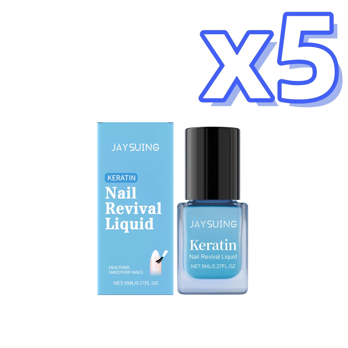 Hyaluronic Acid Nail Strength Oil Deep Nourish Repair Dry Brittle Cuticle Smooth Nail Surface Reduce Crack Mild Nail Cuticle Oil Peaceful Pleasures Health and Wellness 8ml Boxed X 5PCS